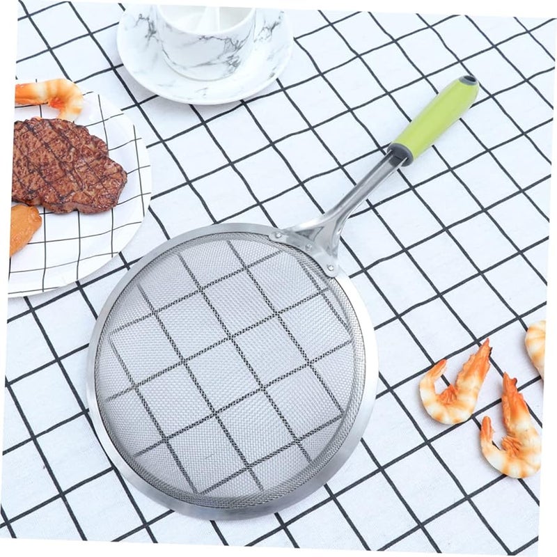 Size 3 Stainless Steel Long Handle Strainer Spoon for Hot Pot Soy Milk Skimmer Ladle - Image 3